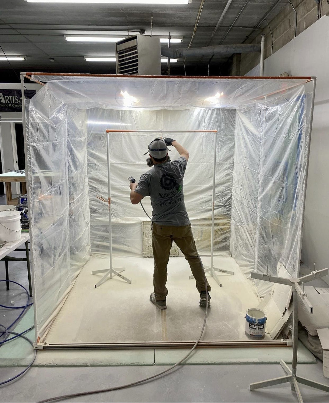 Portable Jobsite Spray Booth™ (PJSB) | PaintLine – thePaintLine.ca