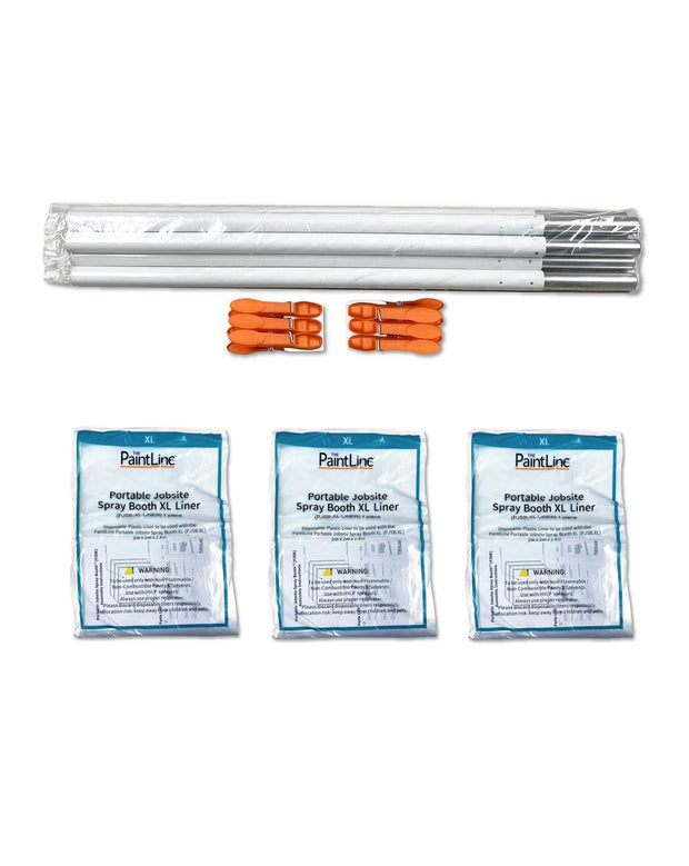 Portable Jobsite Spray Booth™ (PJSB) Extension Bundle