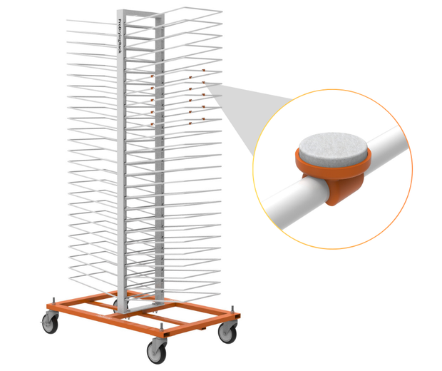 PDRKD Shelf Spikes and Felts (Set of 150) | Cabinet Drying Racks by ...